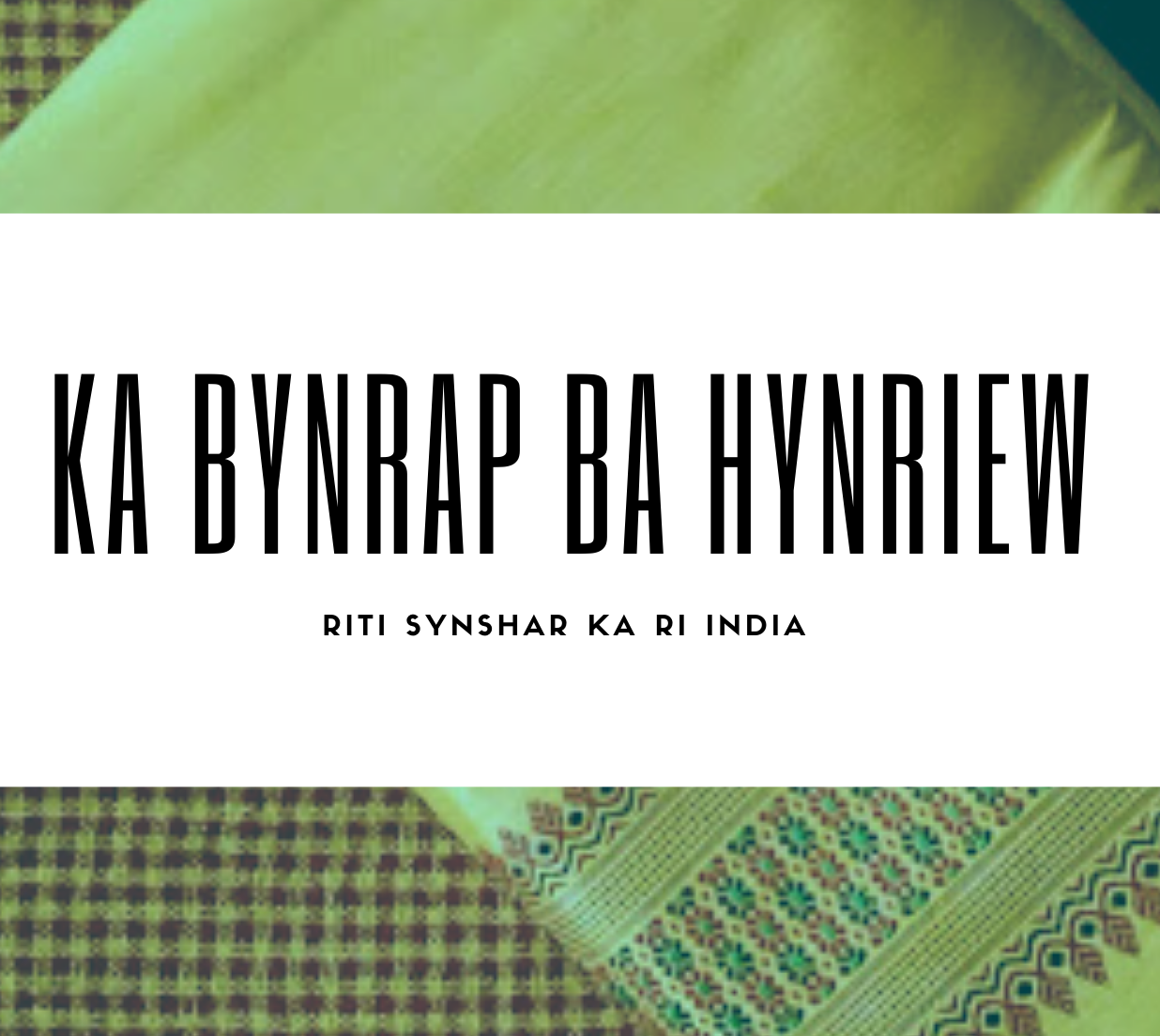 Khasi sixth schedule cover